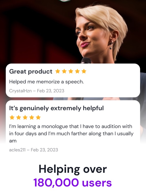 Screenshot #4 for Memorize your Lines: MemoCoach