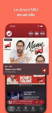 NRJ Radio, Musique & Podcast iPhone screenshot