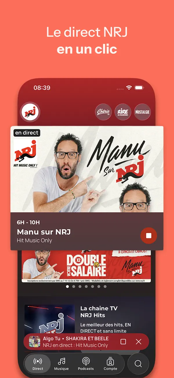 Screenshot #3 pour NRJ Radio, Musique & Podcast