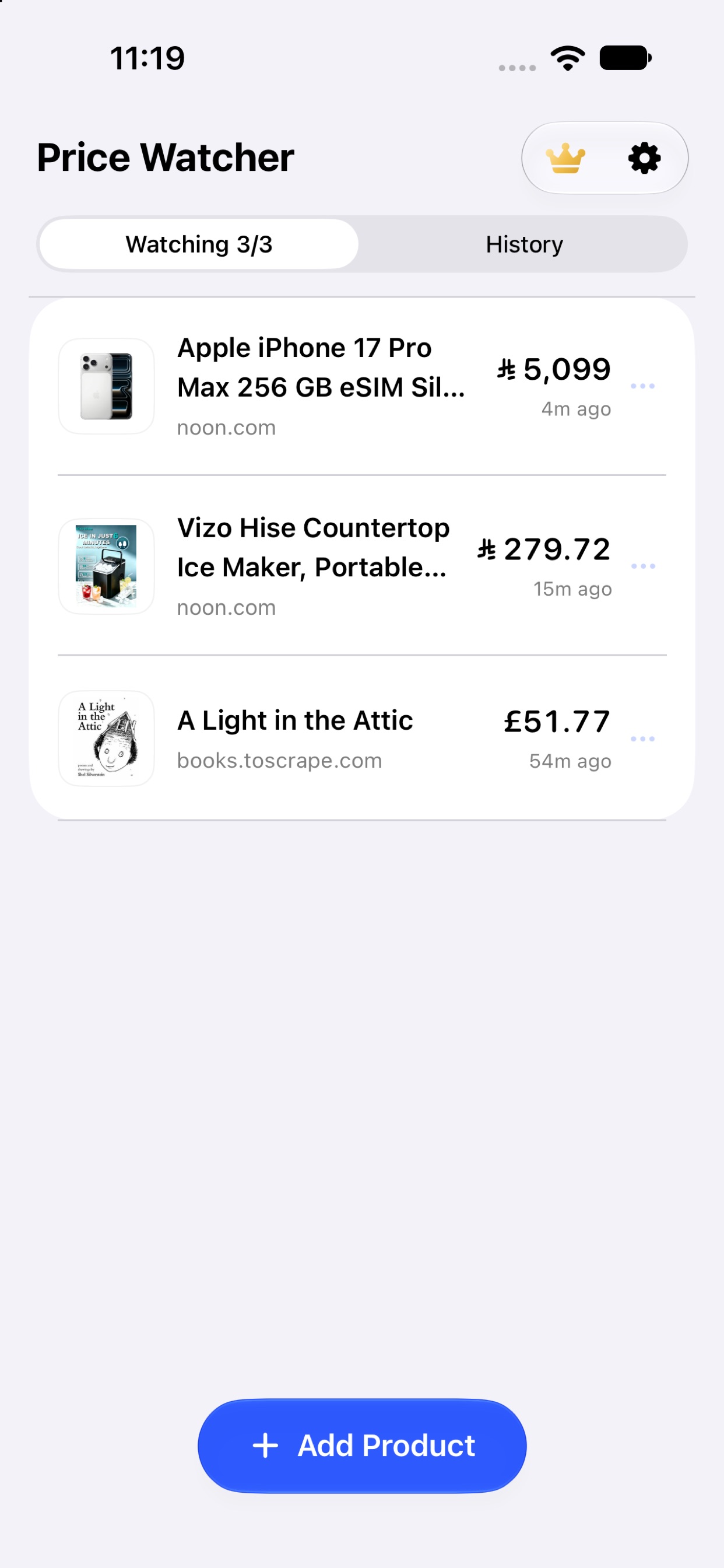Screenshot 4 of Price Watcher Alert