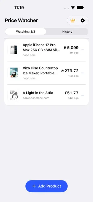 Price Watcher Alert screenshot 4