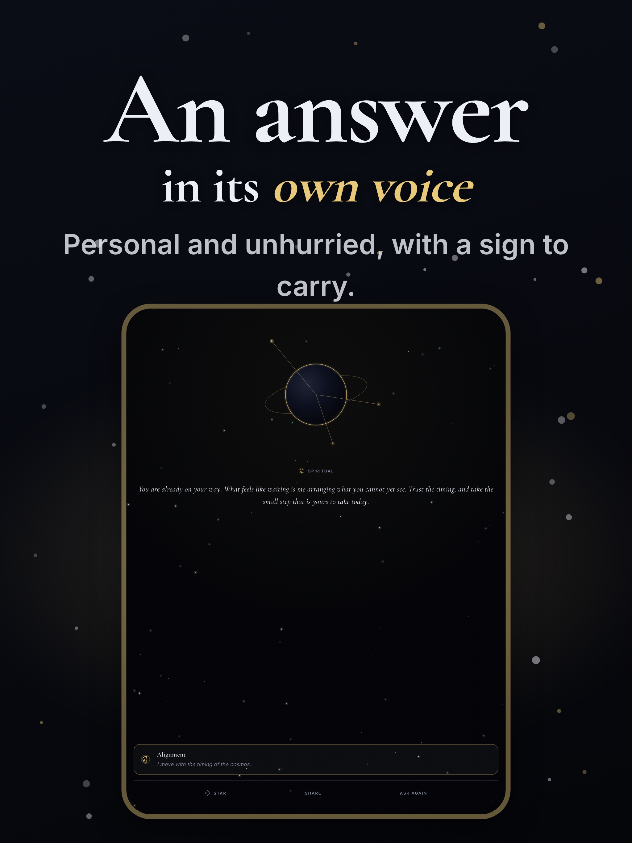 Dear Cosmos: Spiritual Guide screenshot 13