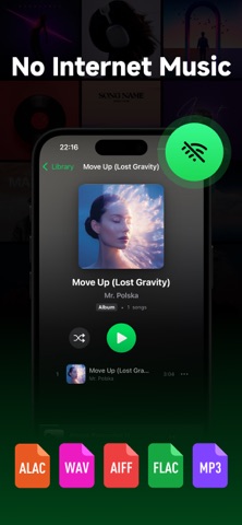 Offline Music Player App Screenshot 4 of 6