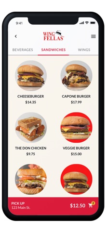 WingFellas App iPhone screenshot