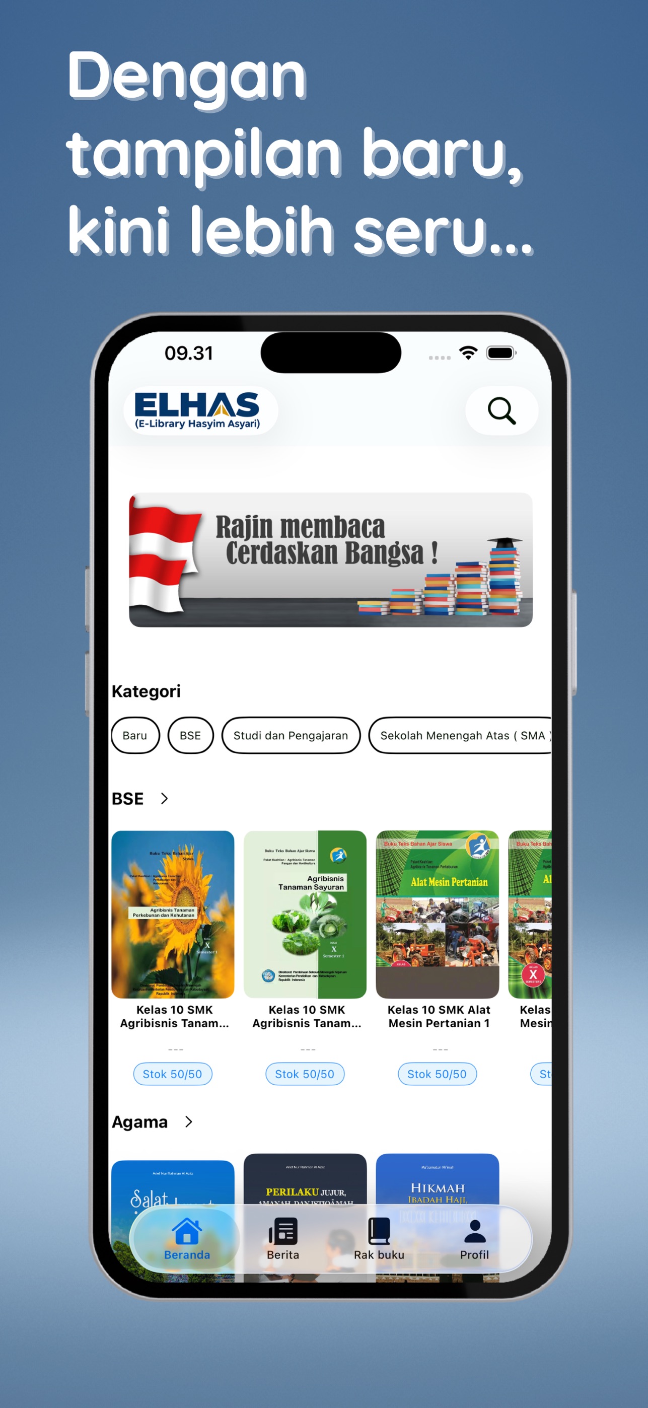 Screenshot 2 of ELHAS E-Library Hasyim Asyar