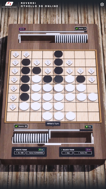 Reversi Othello 3D Online