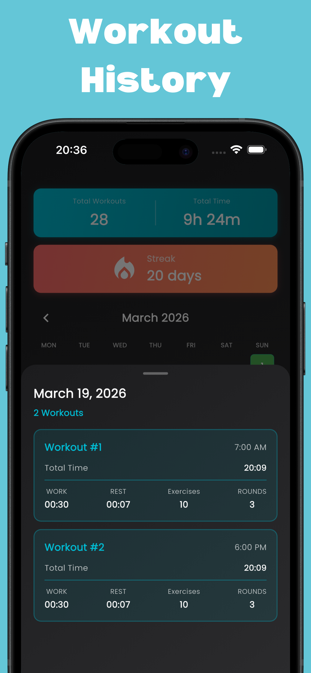 Interval Timer - Tabata Timer. screenshot 5