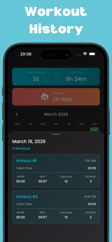 Interval Timer - Tabata Timer. Screenshot 5 of 5