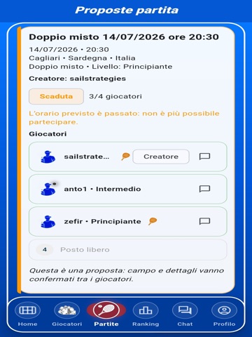 ProximaPadel - Play Padel iPad screenshot