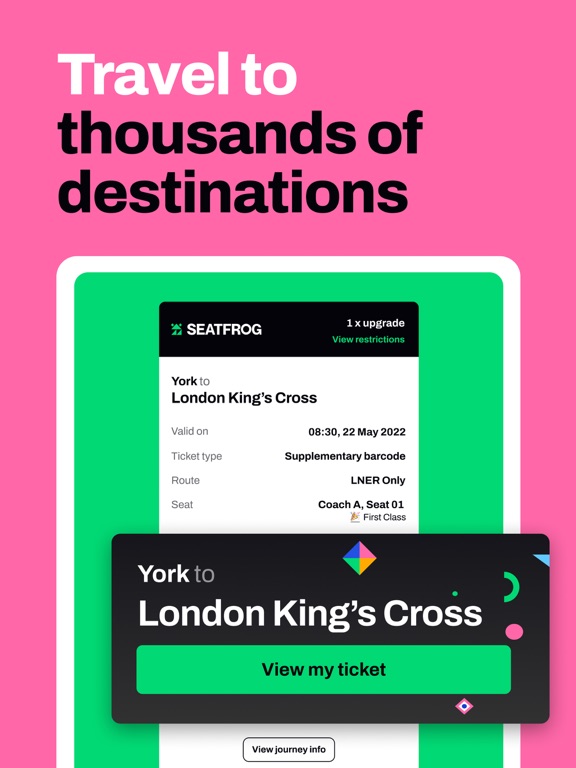 Screenshot #6 pour Seatfrog: Cheap Train Tickets