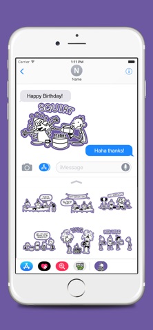 Partypooper Messaging Stickers screenshot