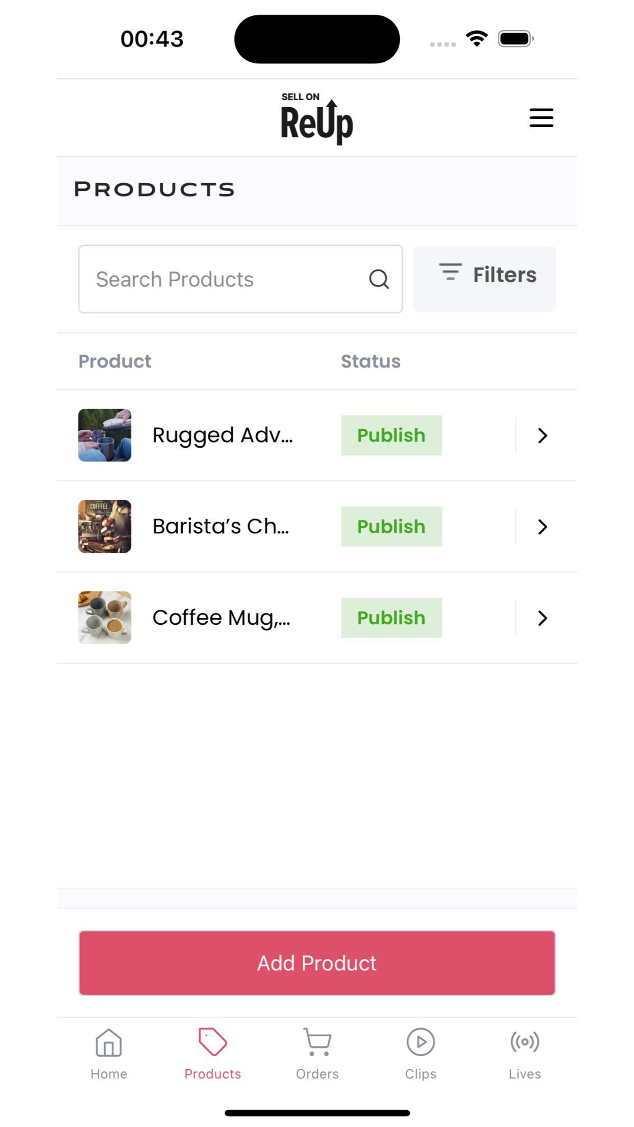 Sell On ReUp