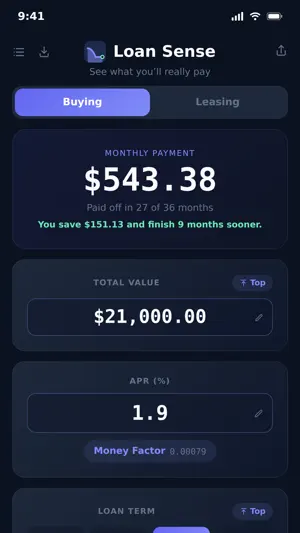Loan Sense screenshot 4