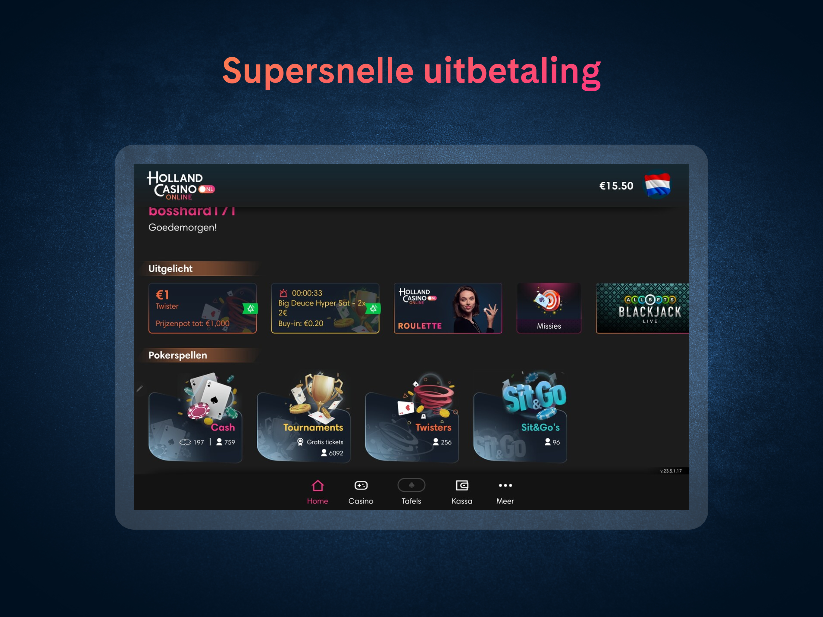 Holland Casino Poker Online