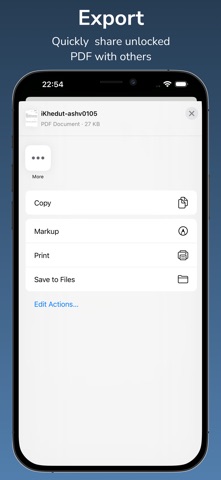 Unlock PDF - Password Remover Screenshot 3 of 3