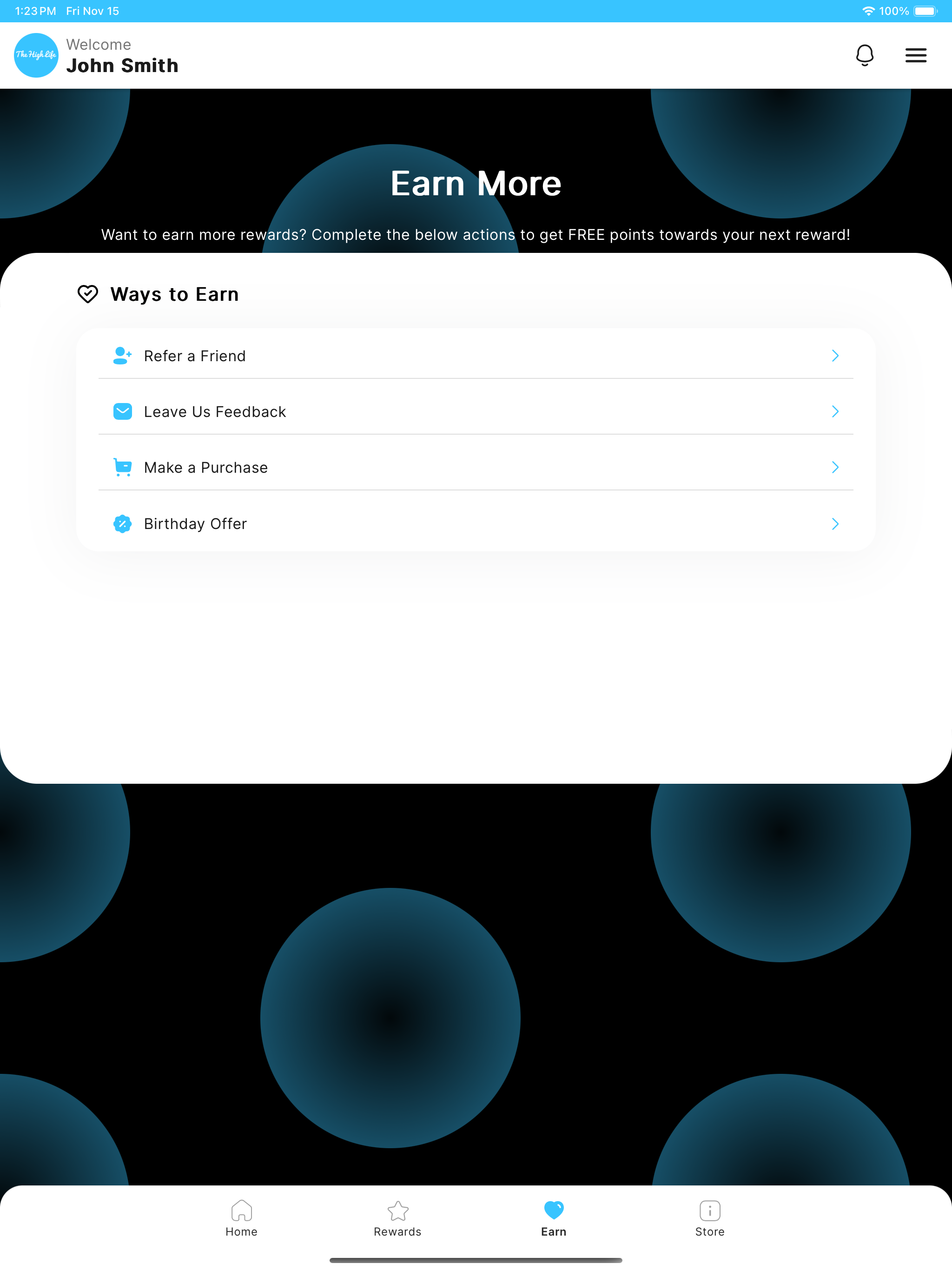 The High Life Rewards screenshot 6