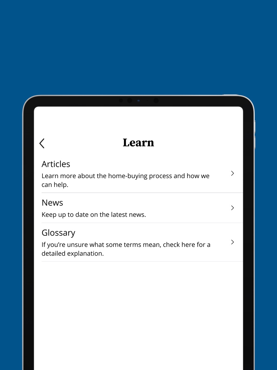 iPad screenshot