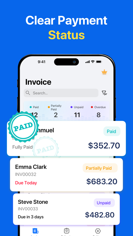#4. Invoice maker, invoice simple (iOS) 由: 英 黄
