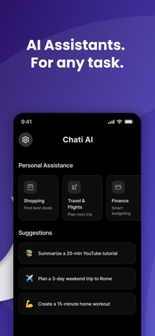 Chati - AI Chat Screenshot 2 of 6