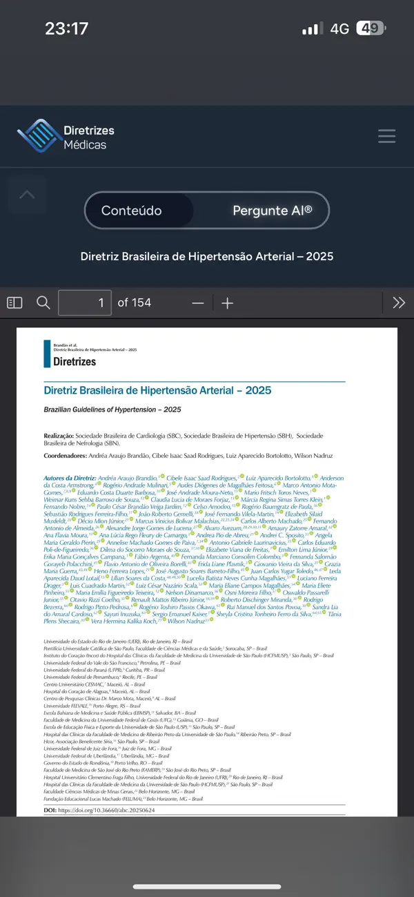 Screenshot #1 pour Diretrizes da Cardiologia