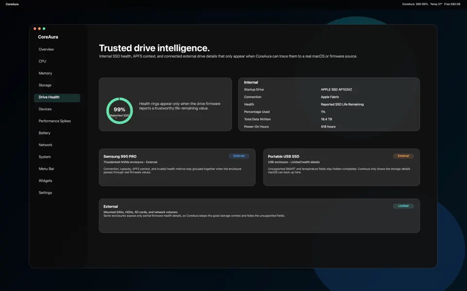 CoreAura screenshot 2 of 4