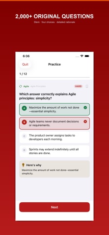 CAPM Exam Prep: PM Practice Screenshot 3 of 6