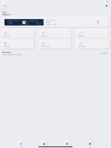 HWI Care iPad screenshot