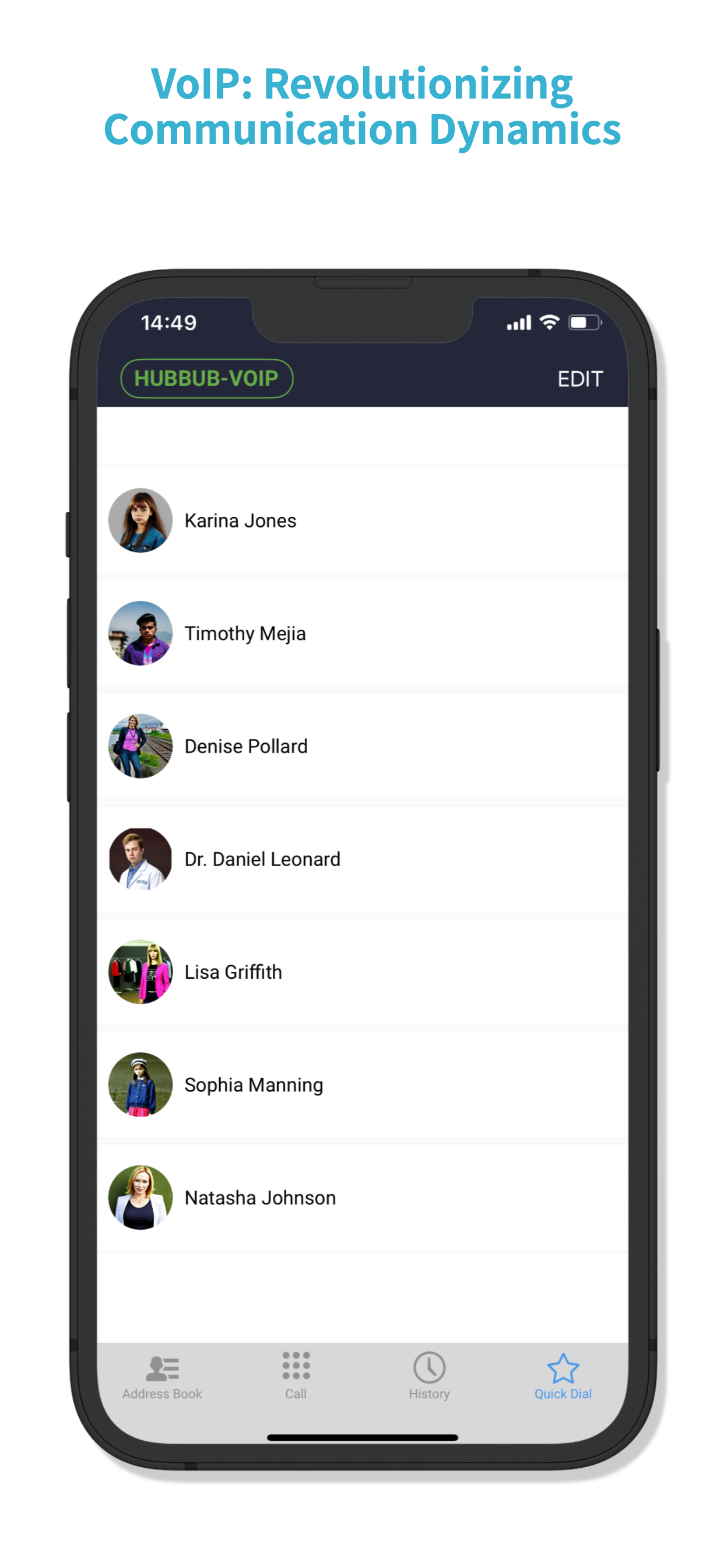 Hubbub VoIP screenshot 5