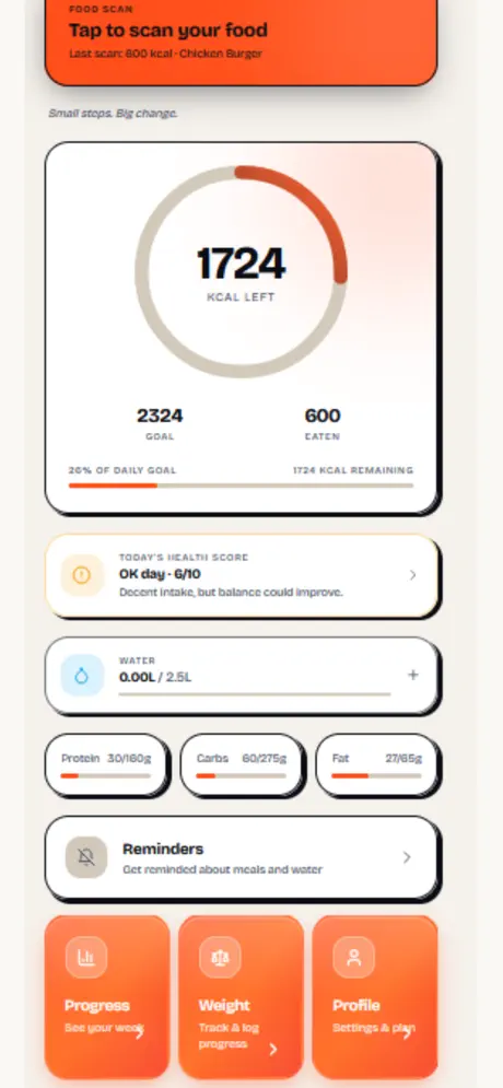ScanIQ - Calorie Scanner — Screenshots 2