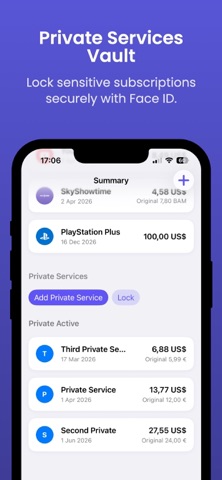 Subdue: Subscription Tracker screenshot