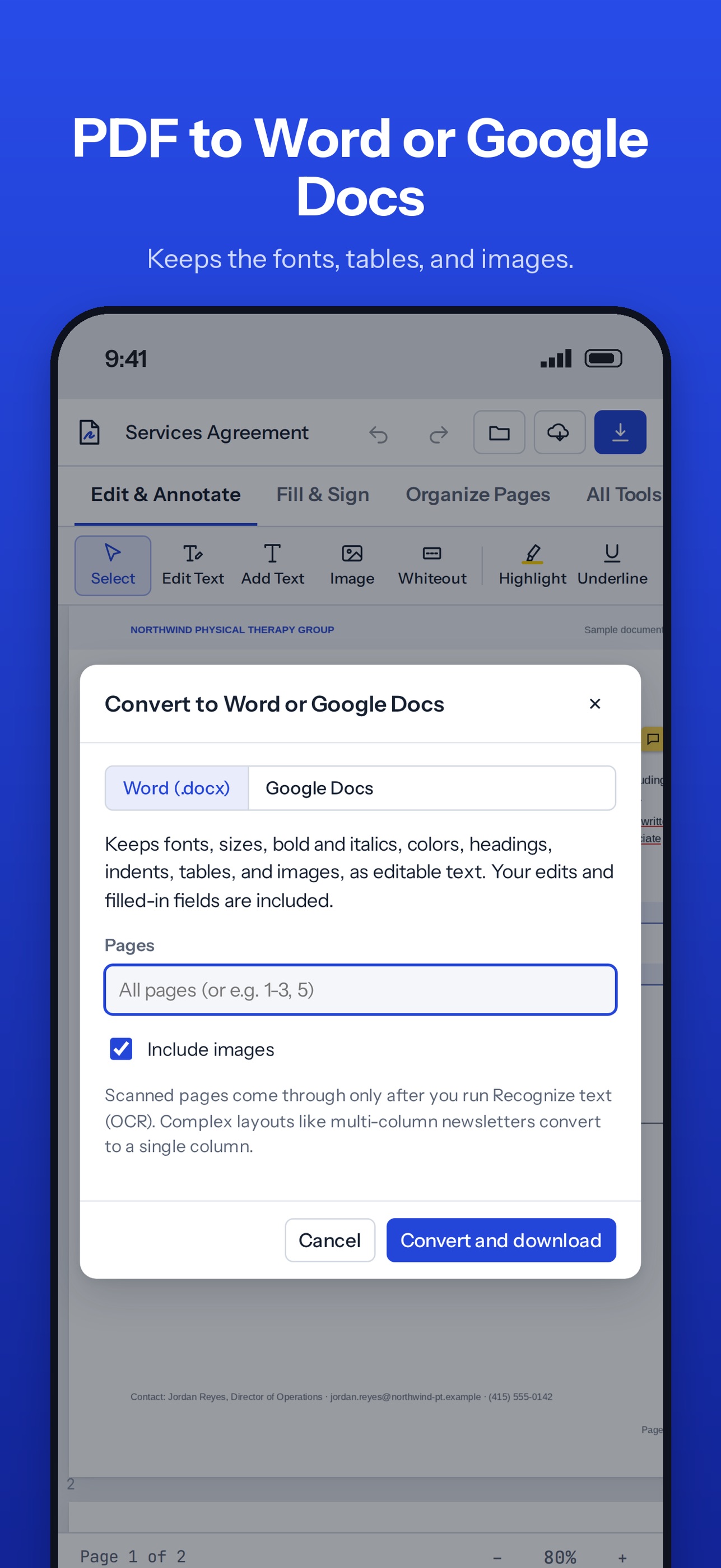 Screenshot 5 of Paperwell: PDF Editor & Sign