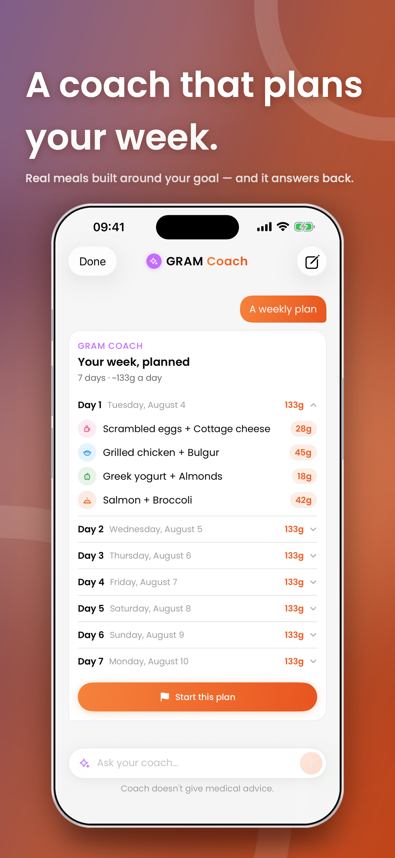 Protein Tracker: GRAM screenshot 4