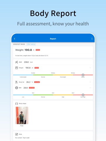 WeightDiary - Track better you iPad screenshot 5
