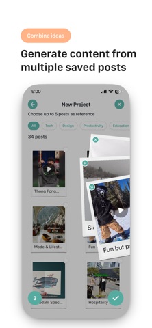 Collecta: Save & Create Posts screenshot
