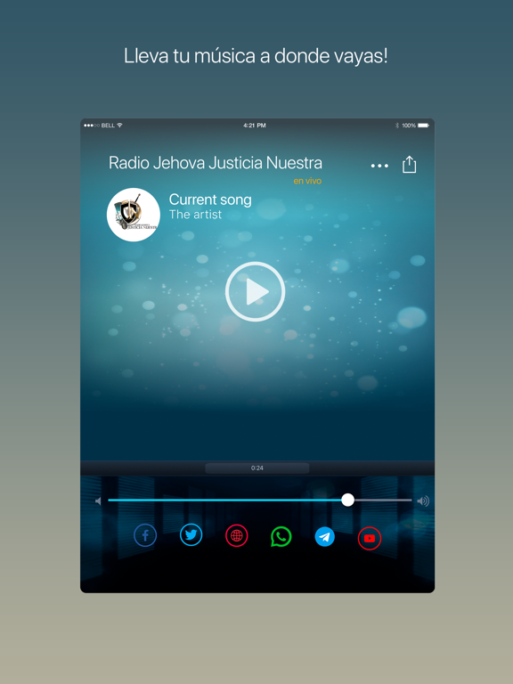 Screenshot #5 pour Radio Jehová Justicia Nuestra