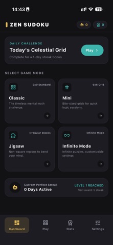 Zen Sudoku screenshot 1