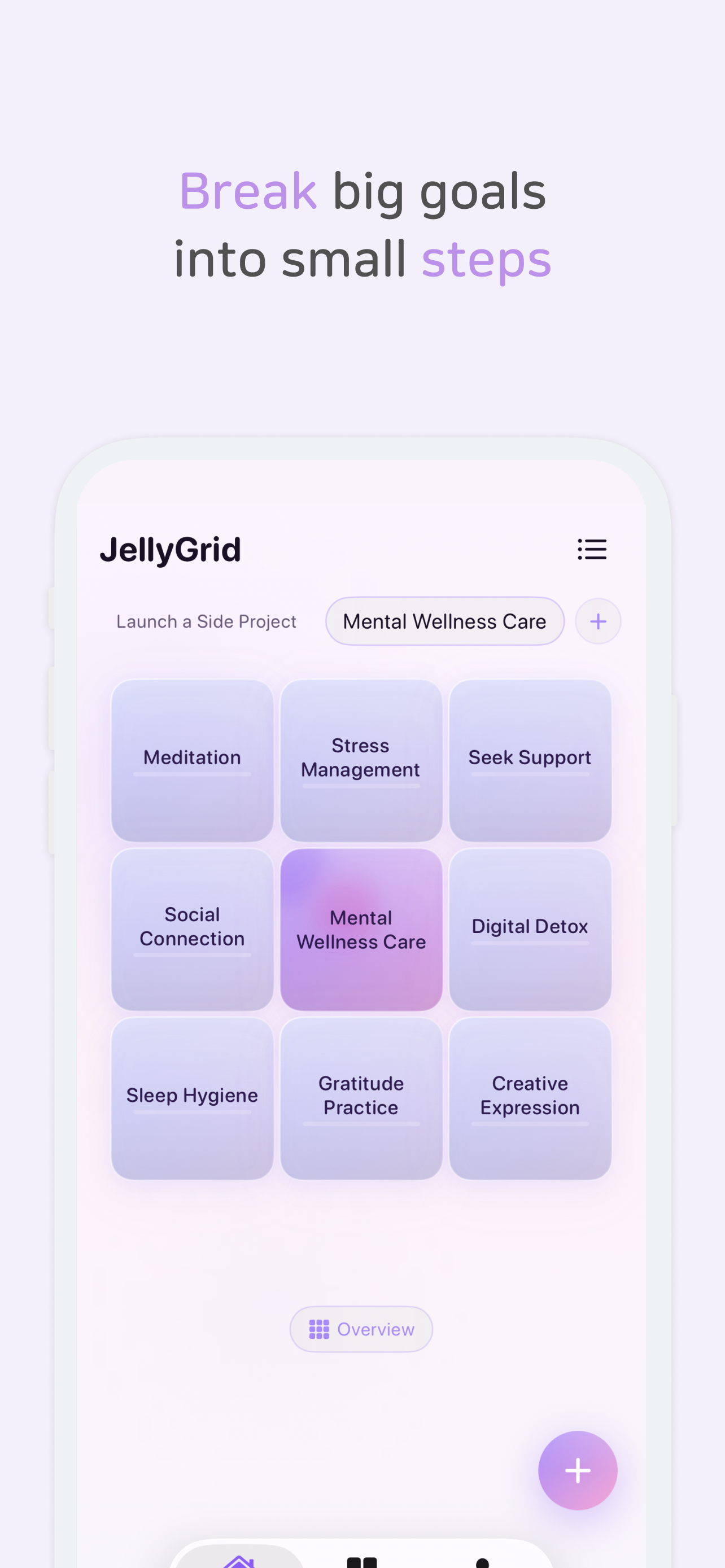 Jelly Grid:Habit&Goal Planner