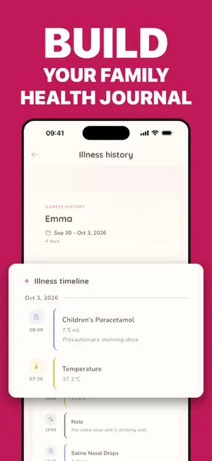 Kids Fever Tracker: Pinji screenshot 2