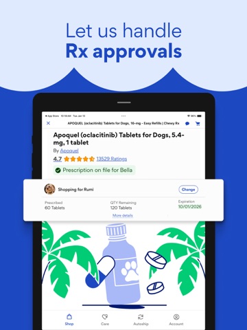 Chewy - Pet Care & Pharmacy iPad screenshot