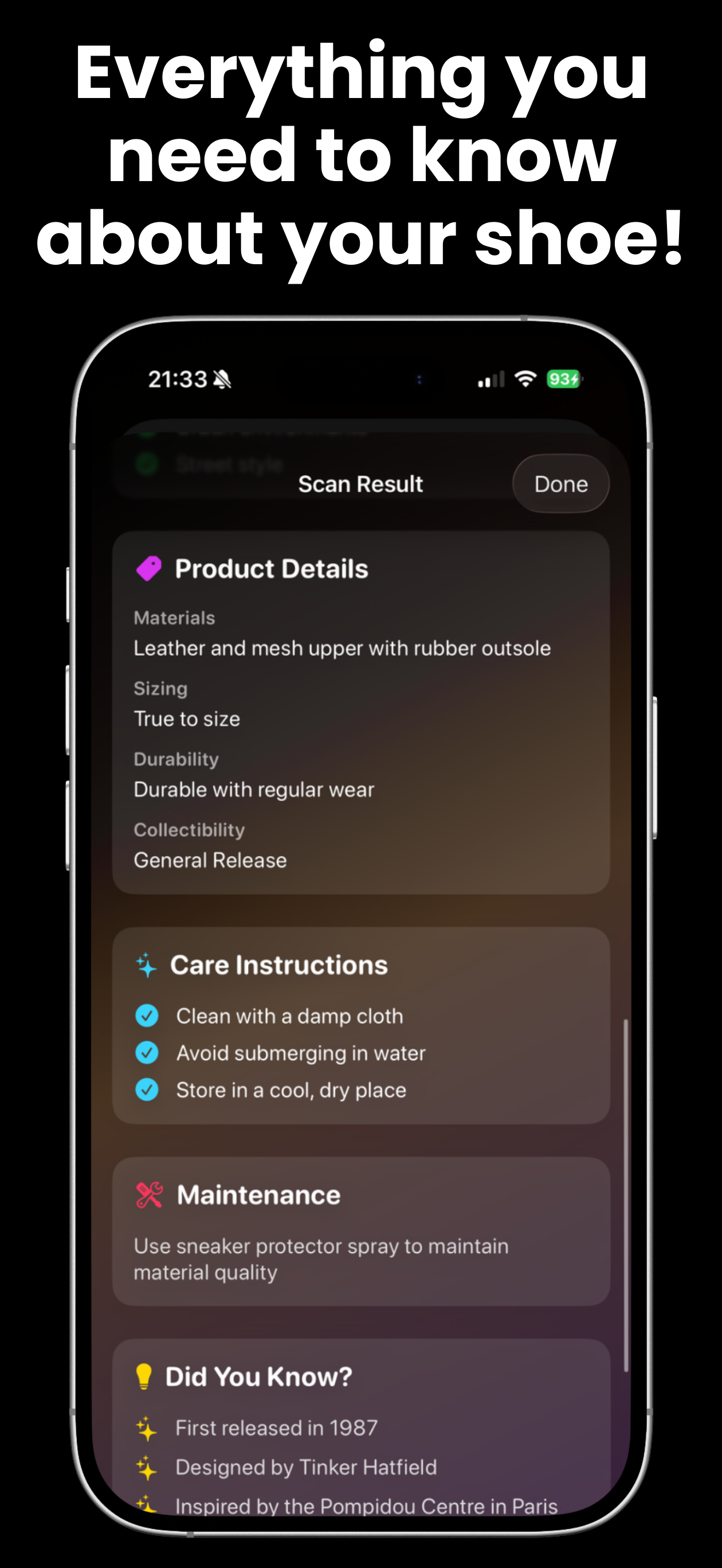 Trainers & Shoes AI Identifier