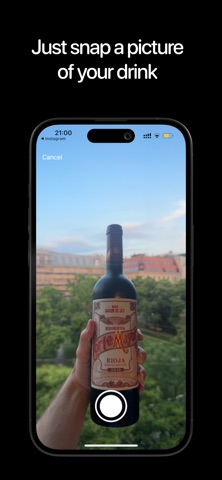 Alc AI: track your drinks iPhone screenshot