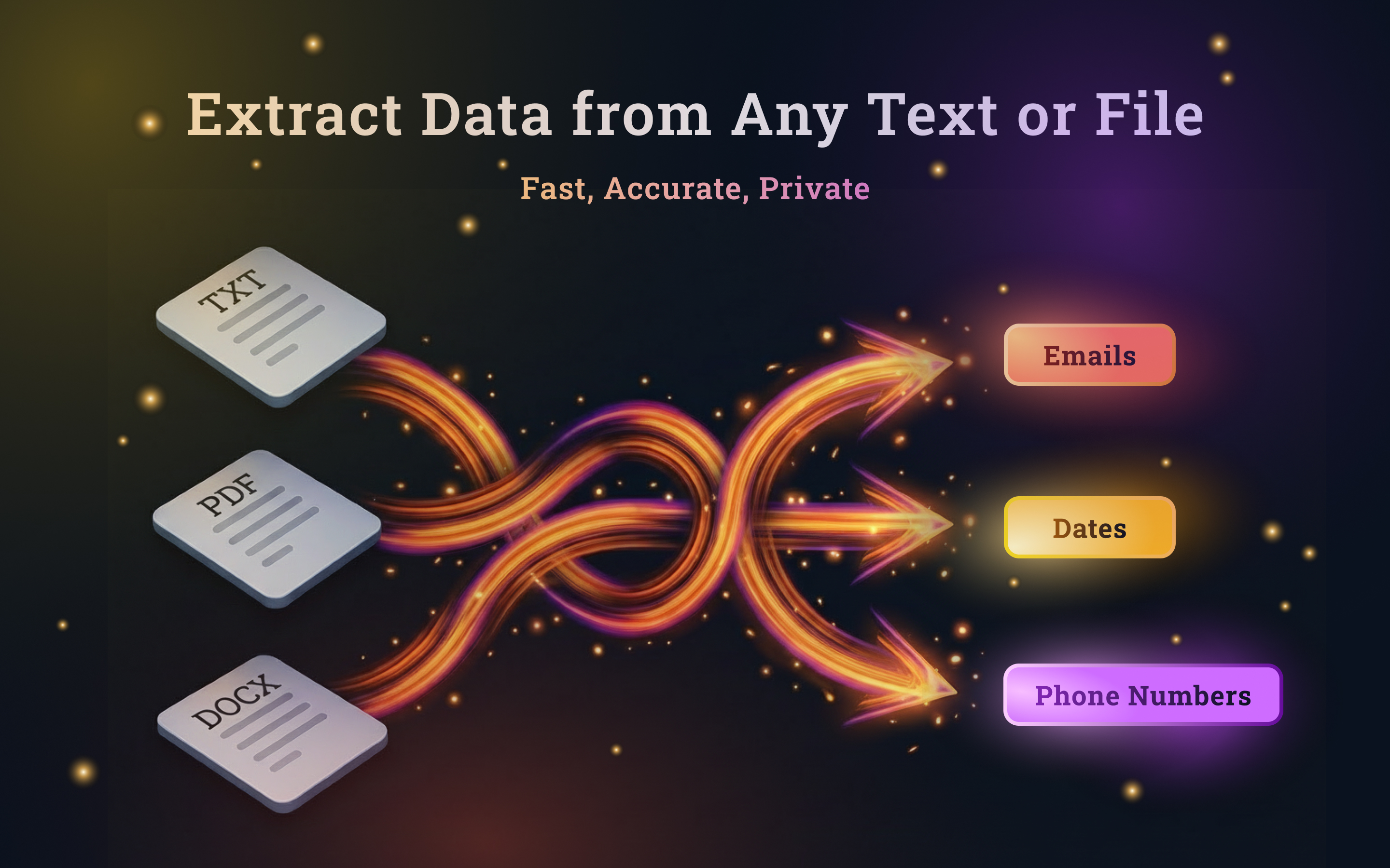 DataSieve: Text to Data