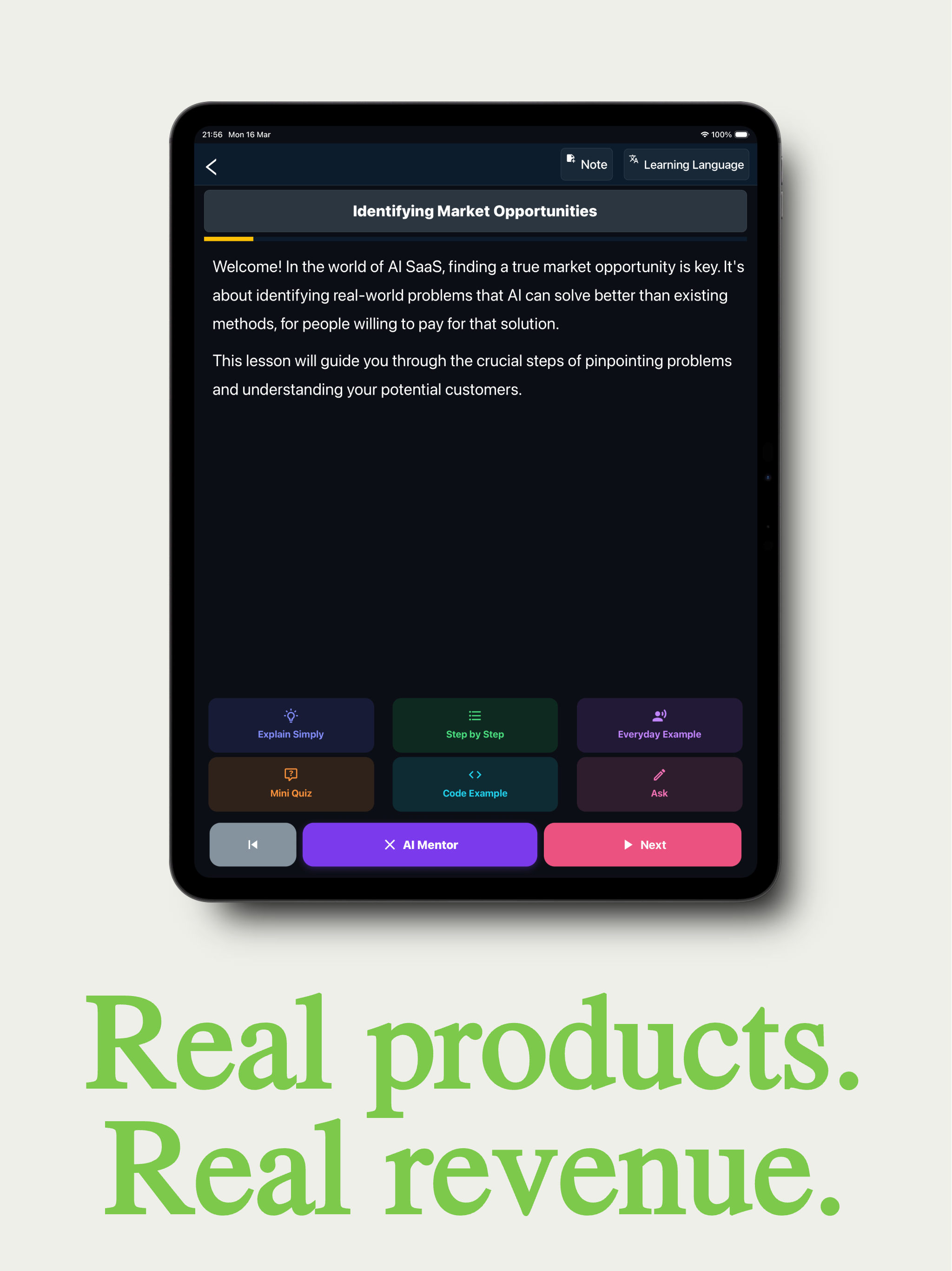 Learn AI SaaS Building screenshot 11