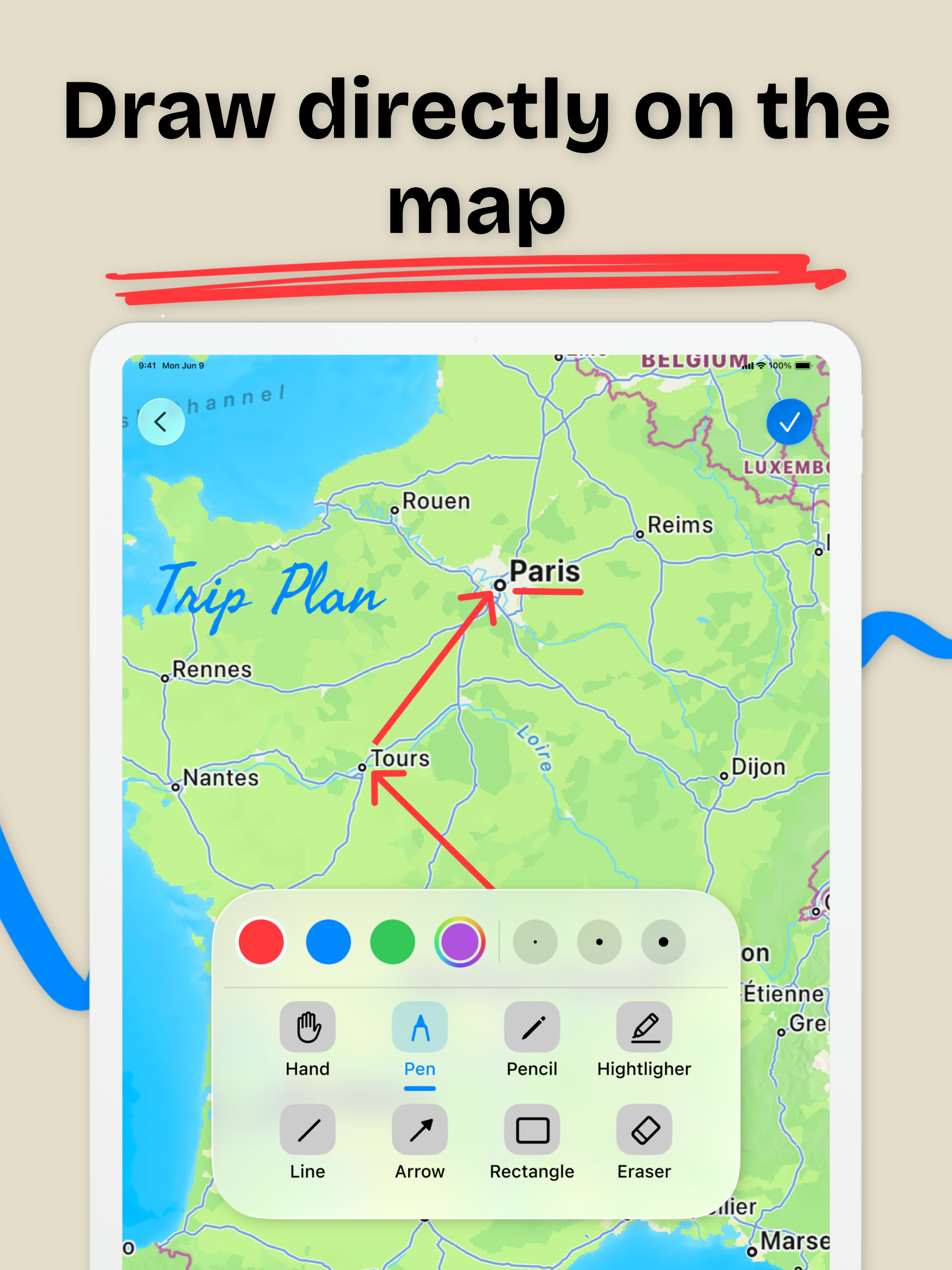 Drawing On Map screenshot 4