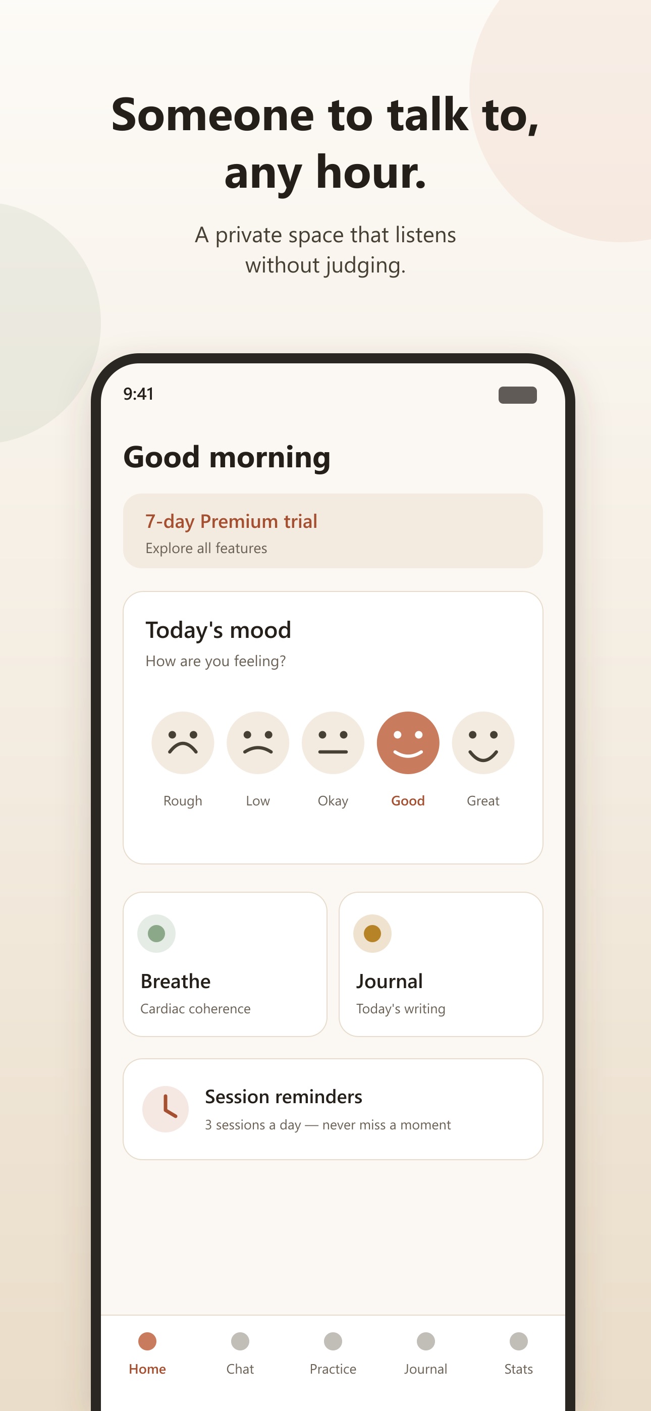 Screenshot 1 of AUBE Mental Wellness