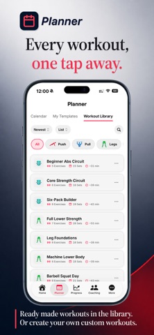 Gym Planner & Workout Tracker Screenshot 3 of 7