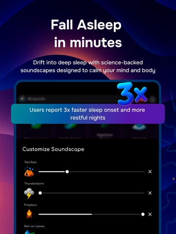 Sound Machine for Sleep - Napp iPad screenshot