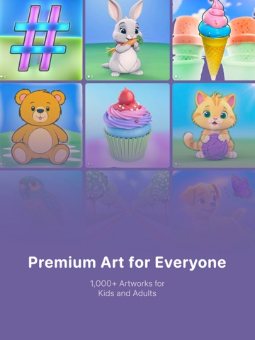 Kala: AI Art Coloring Book iPad screenshot