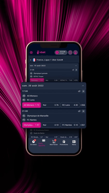 Vbet Paris sportifs screenshot-4