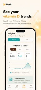 Vitamin D Sun Tracker - Bask screenshot